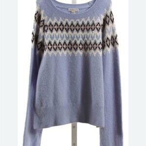 NWT Crewcuts light blue Patterned Kid’s Sweater